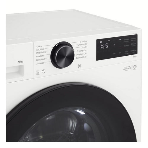 LG Series 3 F2X50S9TWB 9 kg 1200 Spin Washing Machine - White