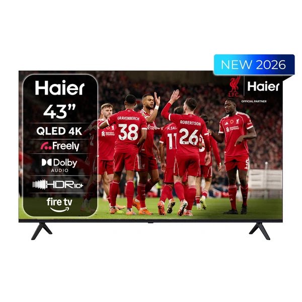 Haier S80 43" QLED 4K Smart TV – 120Hz with Fire TV & Freely (H43S80GUF)