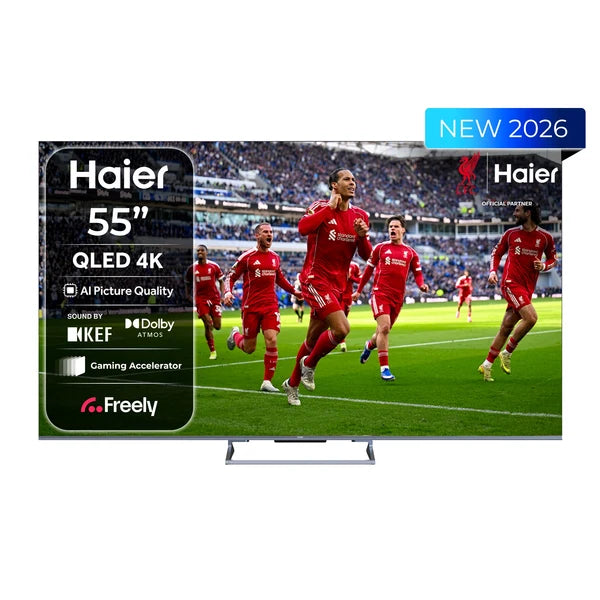 Haier S90 555" 4K QLED AI Smart TV – 240Hz with Fire TV & Freely (H55S90GUF)