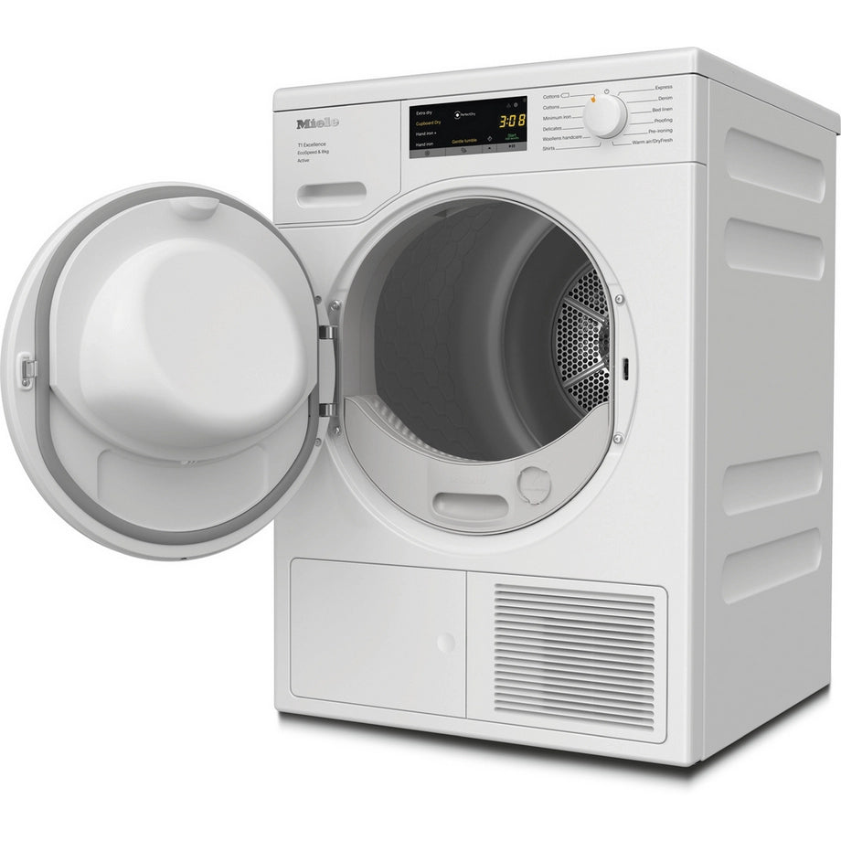 Miele TEA525 8kg Heat Pump Tumble Dryer - White