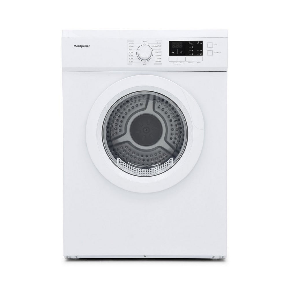 Montpellier MVSD7W 7kg Vented Sensor Tumble Dryer - White