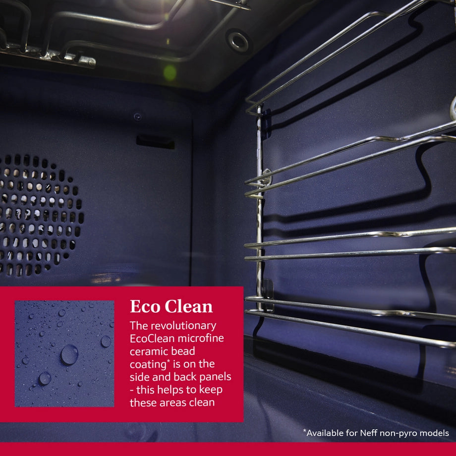 Neff B6ACH7AG7B 59.4cm Built In Electric Single Oven - HIDE & SLIDE Graphite Grey