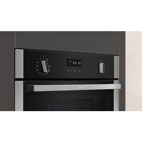 Neff B6ACH7HG0B 59.4cm Built In Electric Single Oven - Stainless Steel
