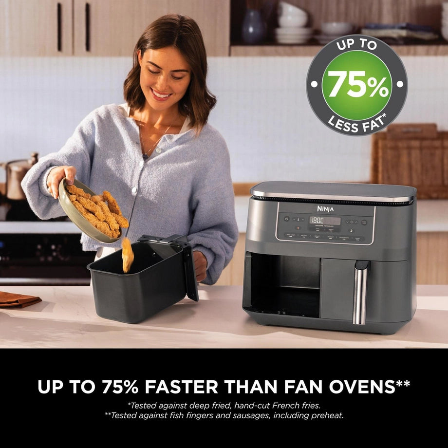 Ninja DZ300UK 6-in-1 Dual Zone Air Fryer 7.6L