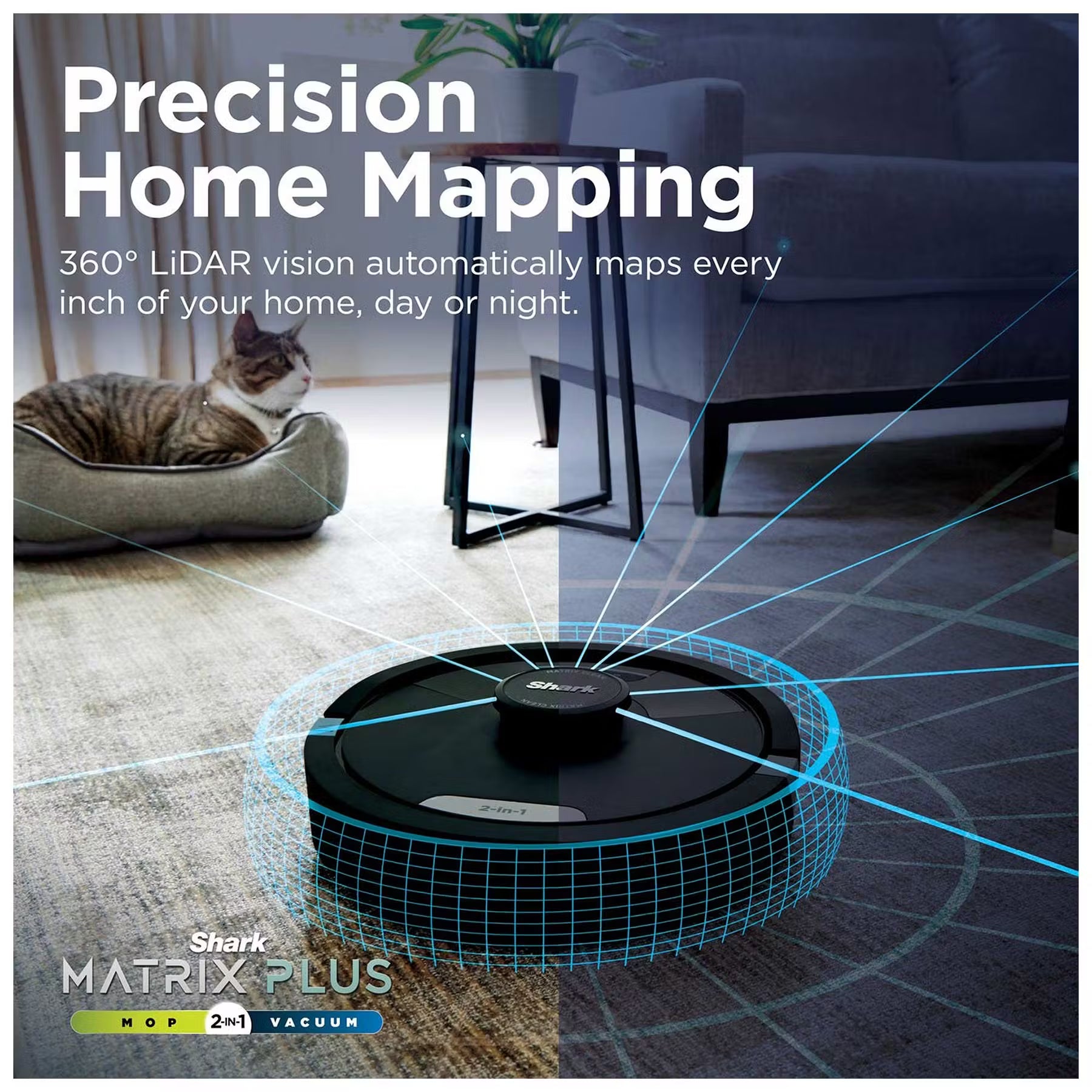 Shark Matrix Plus 2-in-1 Robot Vacuum & Mop RV2620WDUK