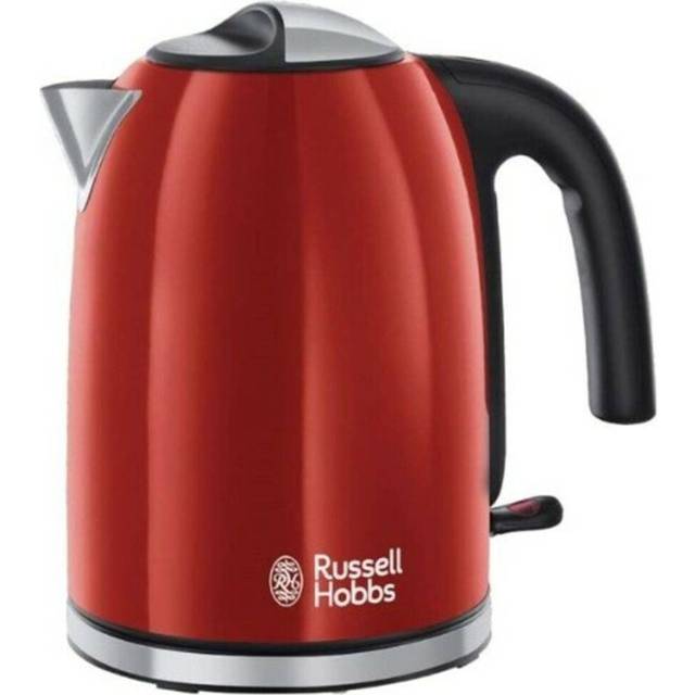Russell hobbs stainless and red kettle