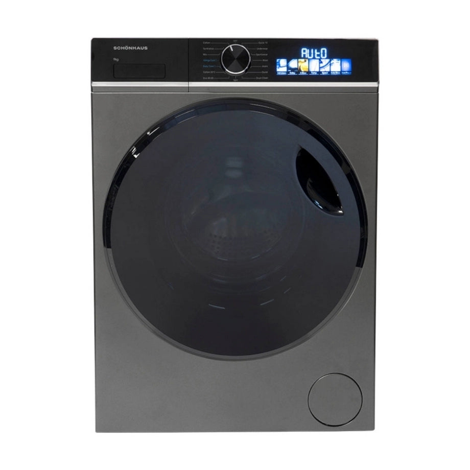 Schonhaus WMSF01914AG 9kg 1400 Spin Washing Machine - Graphite