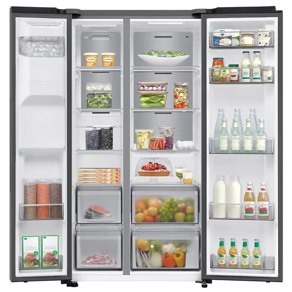 SAMSUNG Series 6 SpaceMax RS70F64KDTEU American-Style Smart Fridge Freezer - Silver