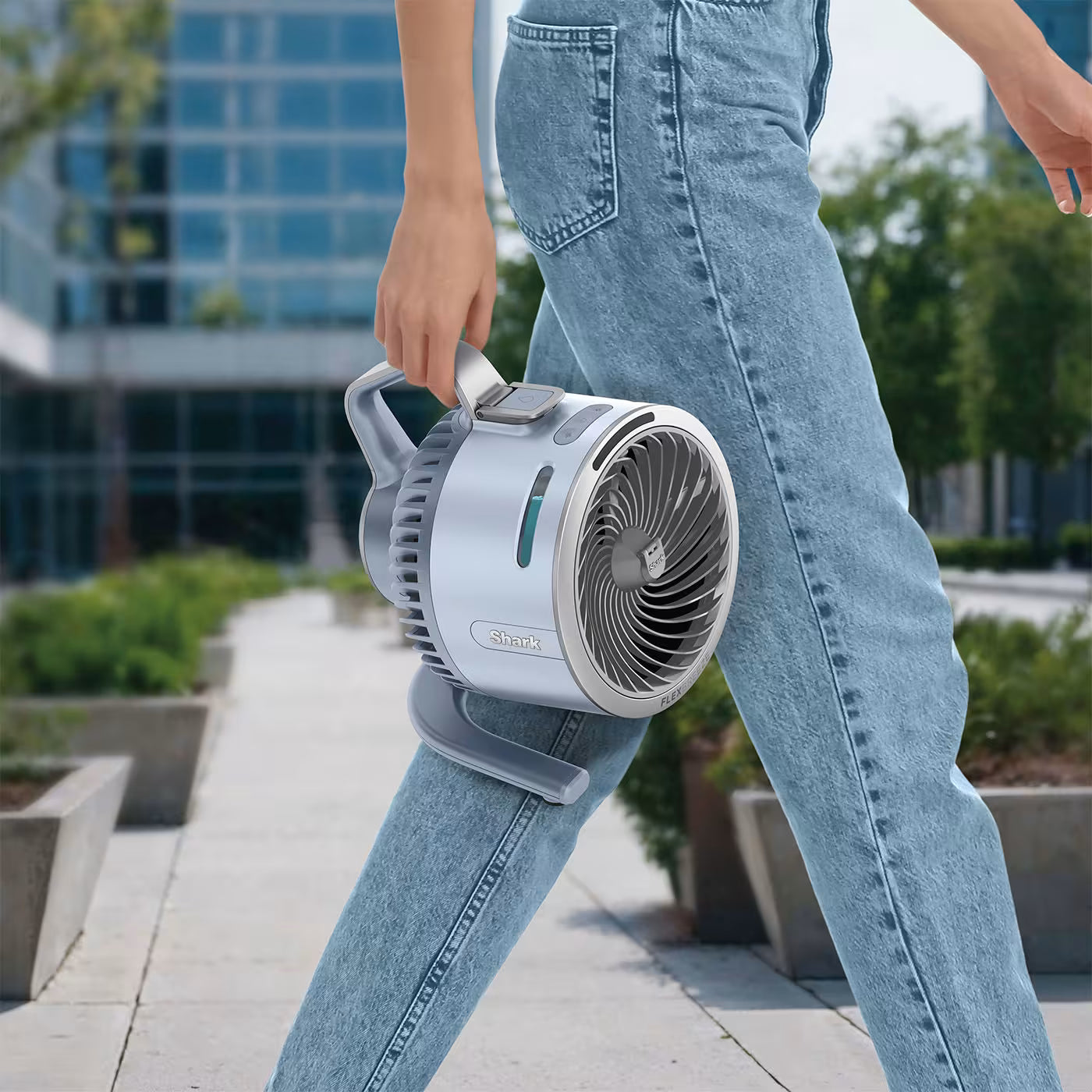 Shark FlexBreeze HydroGo Misting Fan FA050UKBL - BLUE