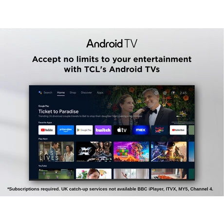 TCL 43V5C-UK 43" QLED FHD HDR Android TV