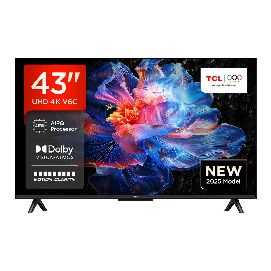 TCL 43V6C-UK 43" 4K Direct LED HDR Google TV