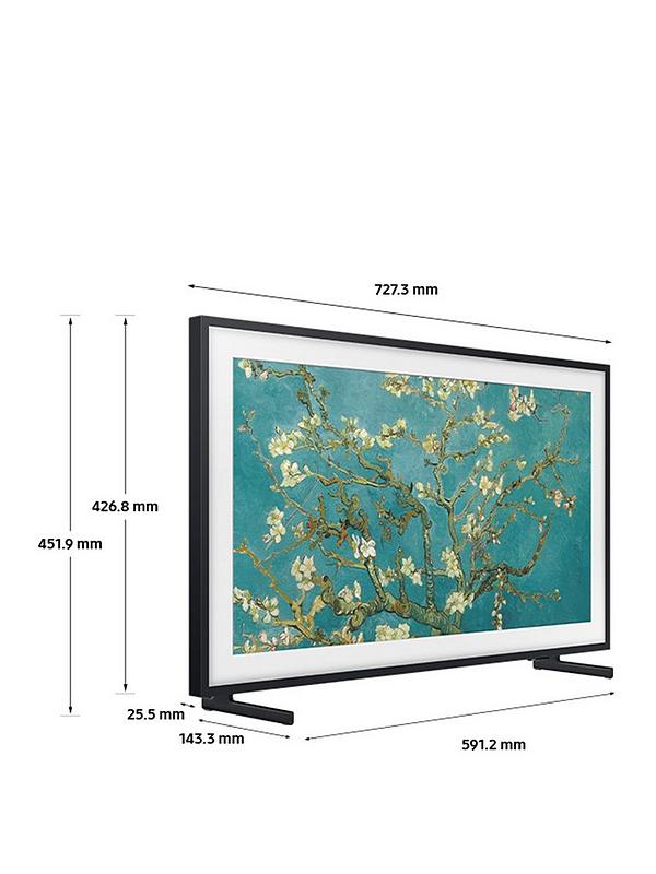 Samsung QE32LS03CBUXXU 32" The Frame Art Mode QLED Full HD HDR Smart TV, 4K Ultra HD