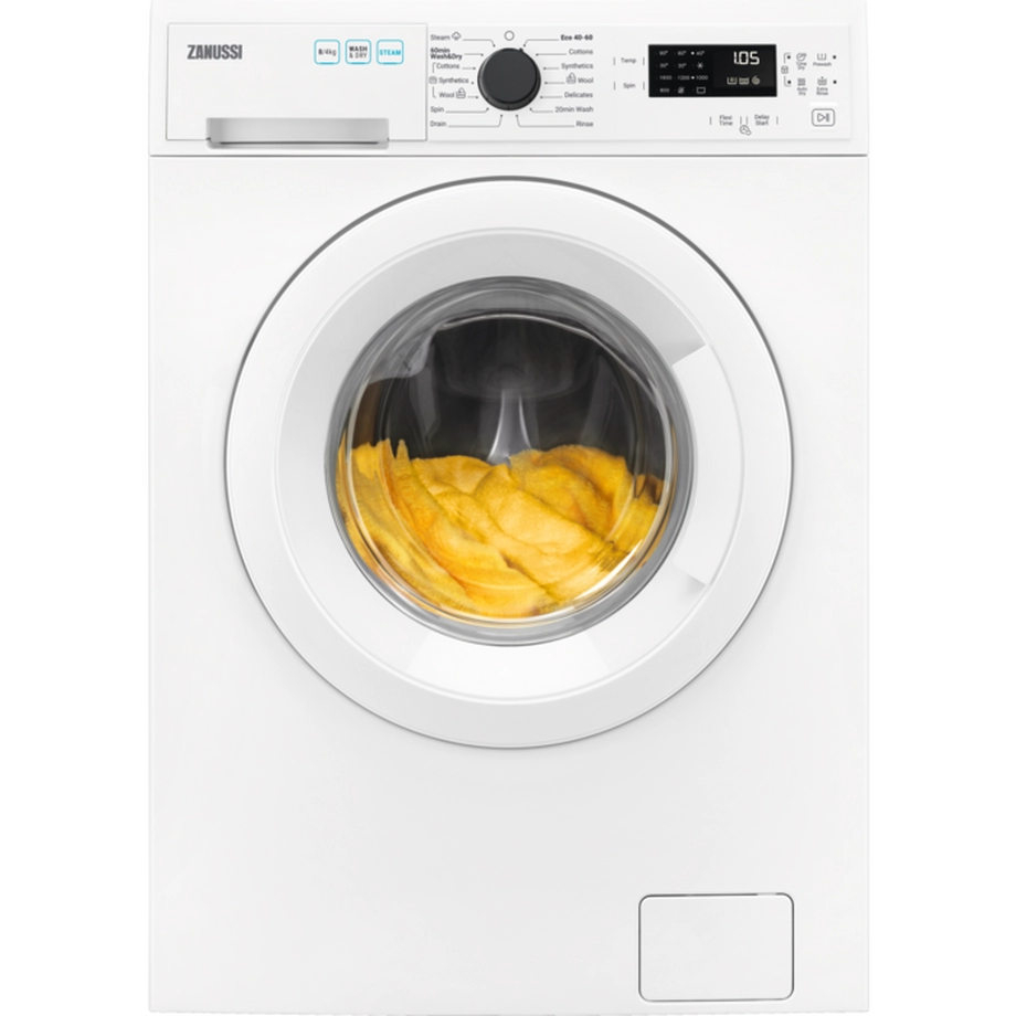 Zanussi ZWD86SB4PW 8kg/4kg 1600 Spin Washer Dryer - White
