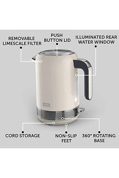 Breville VKT153 High Gloss Kettle - Cream