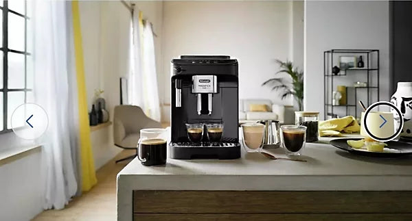 De'Longhi Magnifica Evo ECAM290.22.B Bean to Cup Coffee Machine, 4 One-Touch Recipes, Milk Frother, 1.8L Water Tank, Black