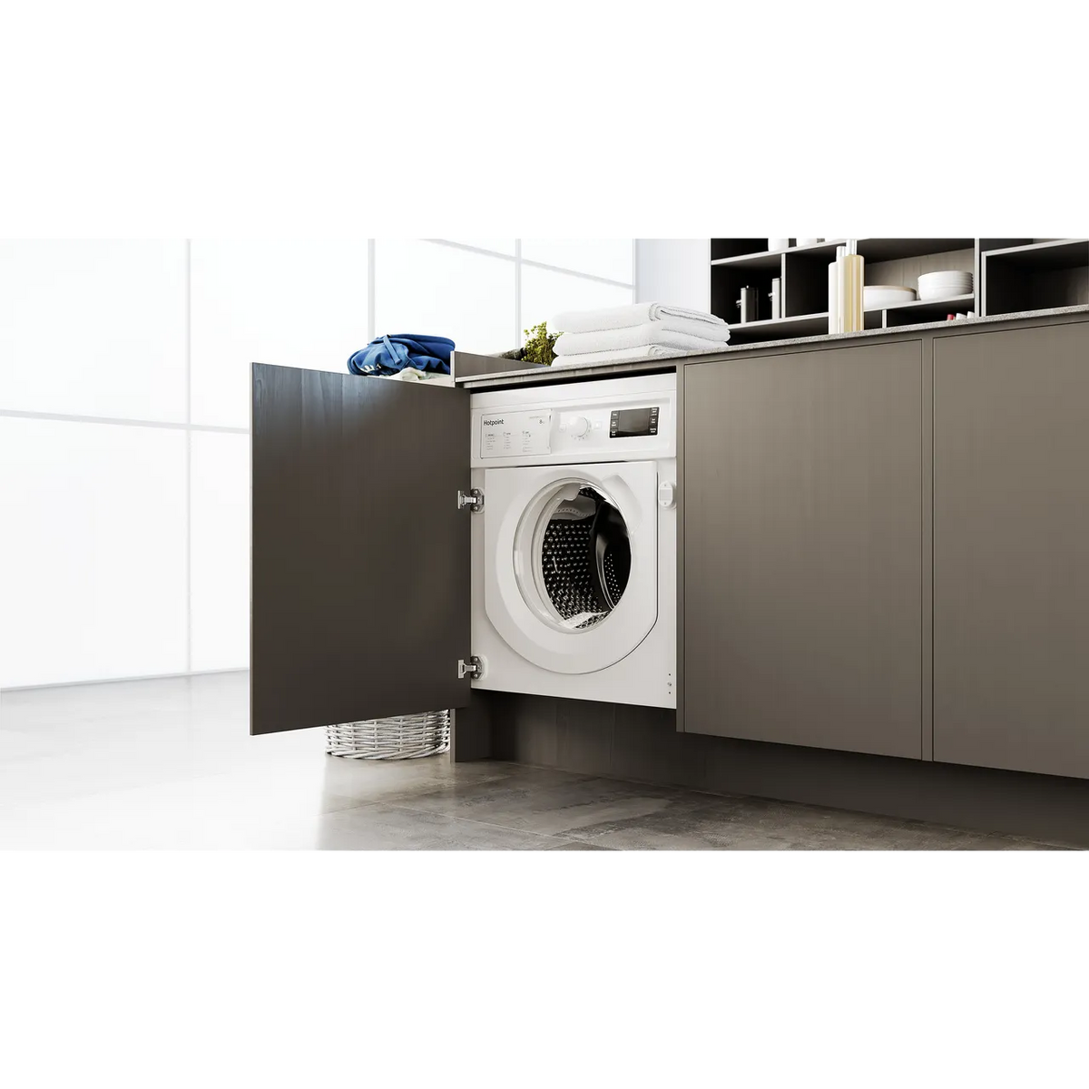 Hotpoint BIWMHG81485 Built-In 8kg 1400 Spin Washing Machine