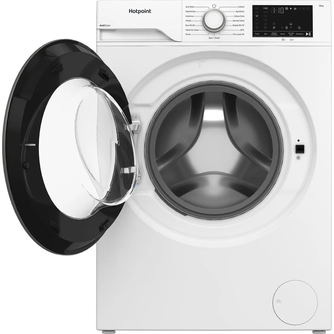 Hotpoint H101ANTISTAINUK AntiStain Freestanding 10kg Washing Machine with Steam