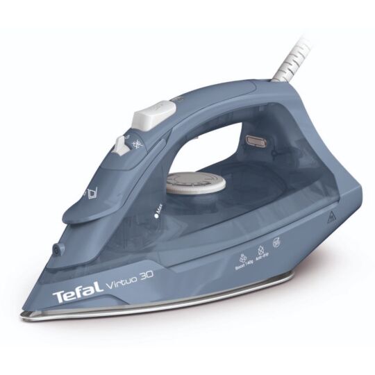 Tefal Virtuo 30 FV2C64G0 Steam Iron - Blue Solid