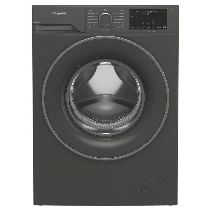 Hotpoint H101GANTISTAINUK 10kg 1400 Spin Washing Machine - Graphite