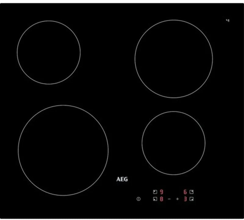 AEG 3000 Series HRX64300CB 60cm 4 Zone Ceramic Hob - Black