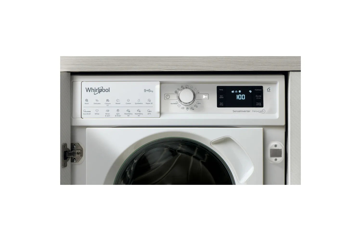 Whirlpool integrated washer dryer: 8,0kg - BI WDWG 861485 UK
