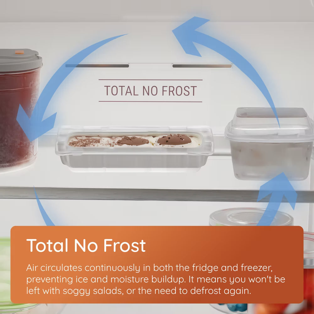 Hotpoint HPKF 6353 XBR4UK Dual No Frost 50/50 Fridge Freezer with VitalCare- Dark Inox