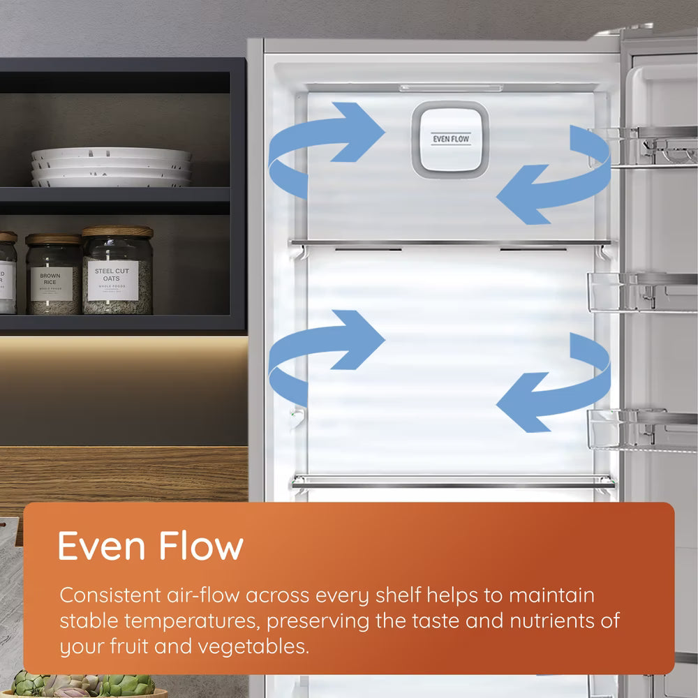 Hotpoint Dual No Frost 60/40 Fridge Freezer with EvenFlow - Silver -