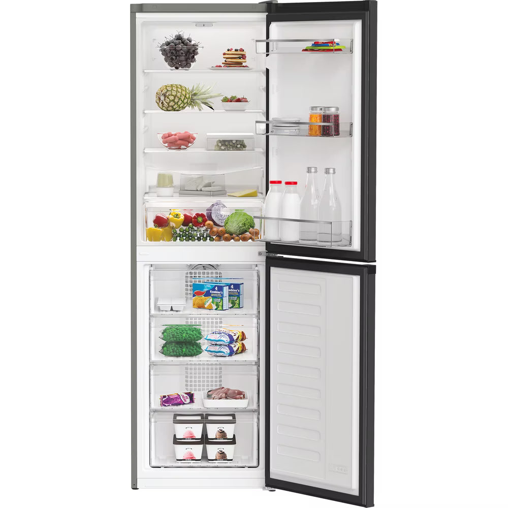 Hotpoint No Frost 50/50 Fridge Freezer - Dark Grey - 54CM