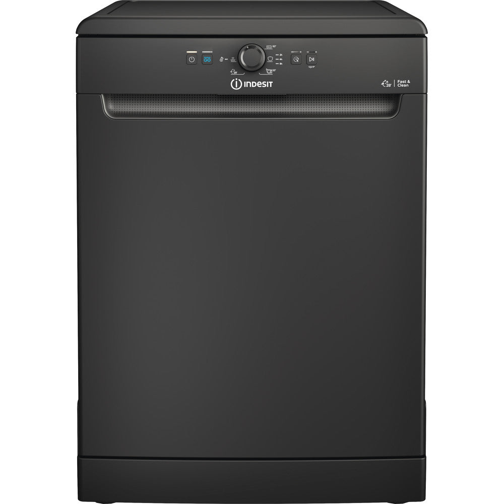 Indesit 13 place setting Dishwasher Black - D2F HK26B UK