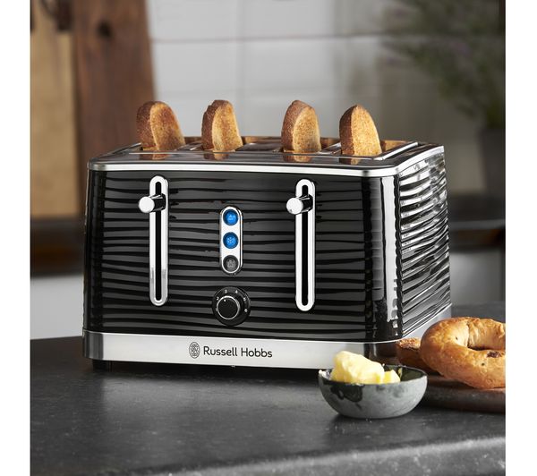 Russell Hobbs 24381 Inspire 4 Slice Toaster - Black