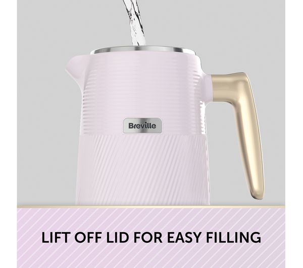 Breville Obliq VKT204 Jug Kettle - Lilac & Pale Gold