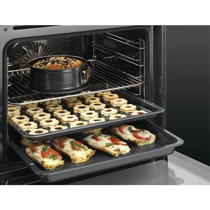 AEG BPX535A61B 3000 Series AirFry Pyrolytic Built-In Single Oven – Black