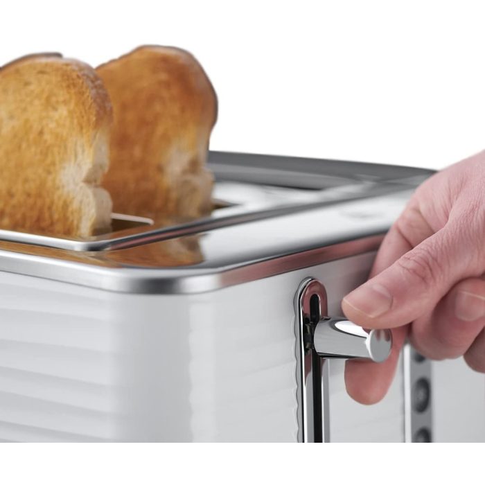 Russell Hobbs 24383 Inspire 4 Slice Toaster - Cream