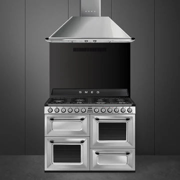 Smeg Victoria TR4110X-1 110cm Dual Fuel Range Cooker - Stainless Steel