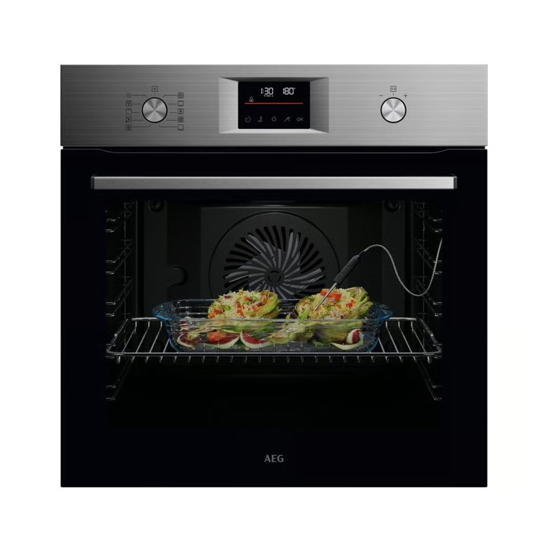 AEG 6000 SenseCook® OS6AB50AM Built In Electric Single Oven - Stainless Steel