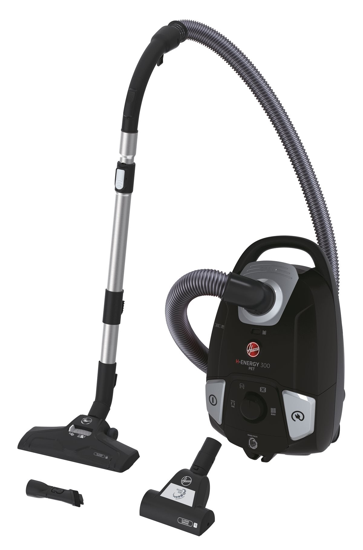 Hoover Bagged Cylinder Vacuum Cleaner - H-ENERGY 300 Pet