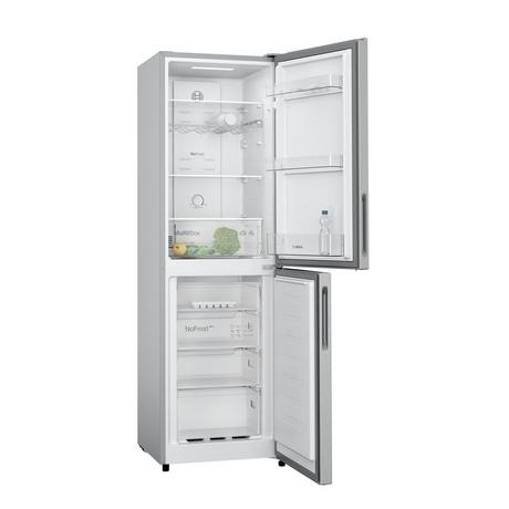 Bosch KGN27NLEAG 55cm Frost Free Fridge Freezer - Silver