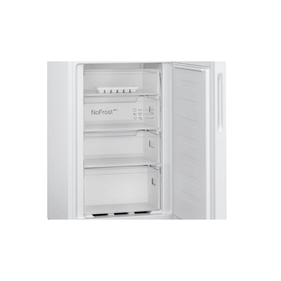 Bosch KGN27NWEAG 55cm Fridge Freezer - White - Frost Free