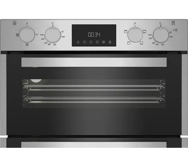 Hotpoint DUH 12D1 IX Built Under Electric Fan Double Oven - Stainless Steel