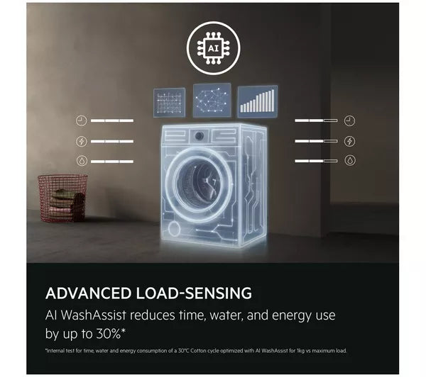 AEG LFED61144B White 6000 Prosense 10Kg 1400 spin Washing Machine