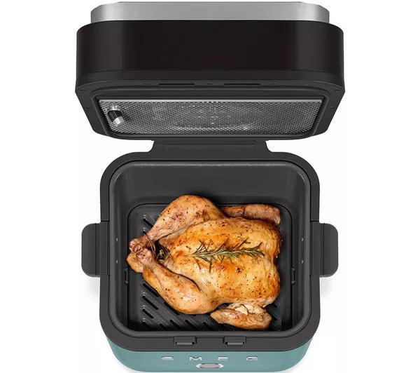 Smeg AFC01EGMUK 7L Dual Flavour Air Fryer - Emerald Green