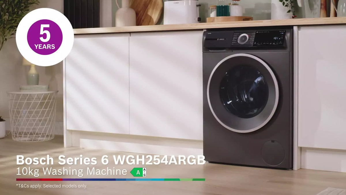 Bosch WGH254ARGB Series 6 10kg Washing Machine – Cast Iron Grey