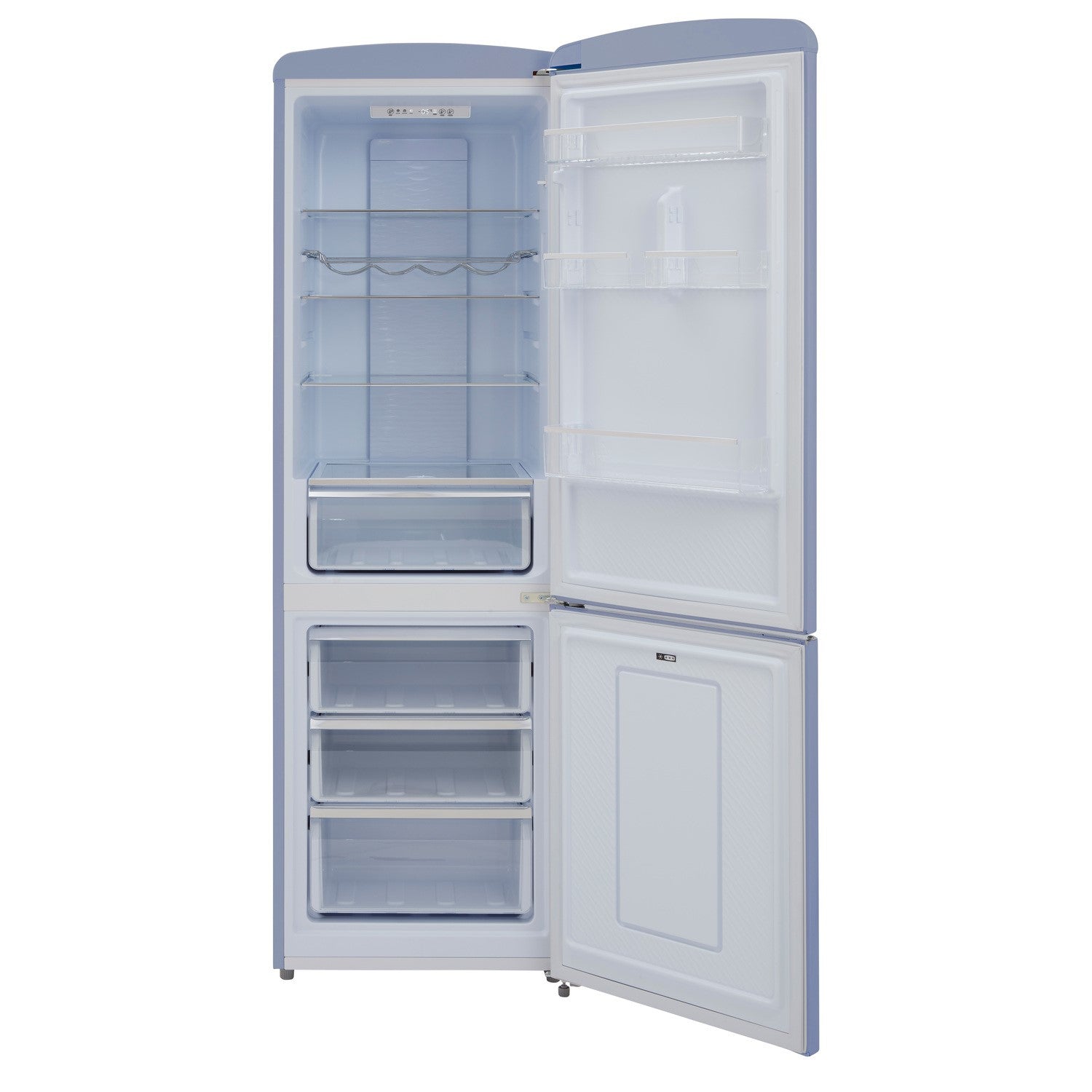 CDA 1194114 FLORENCE-SEAHOLLY Retro 60cm freestanding 60/40 fridge freezer