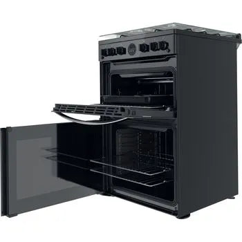 Indesit ID67G0MCB/UK Gas Cooker with Double Oven