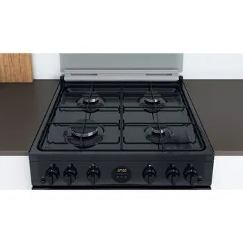 Indesit ID67G0MCB/UK Gas Cooker with Double Oven