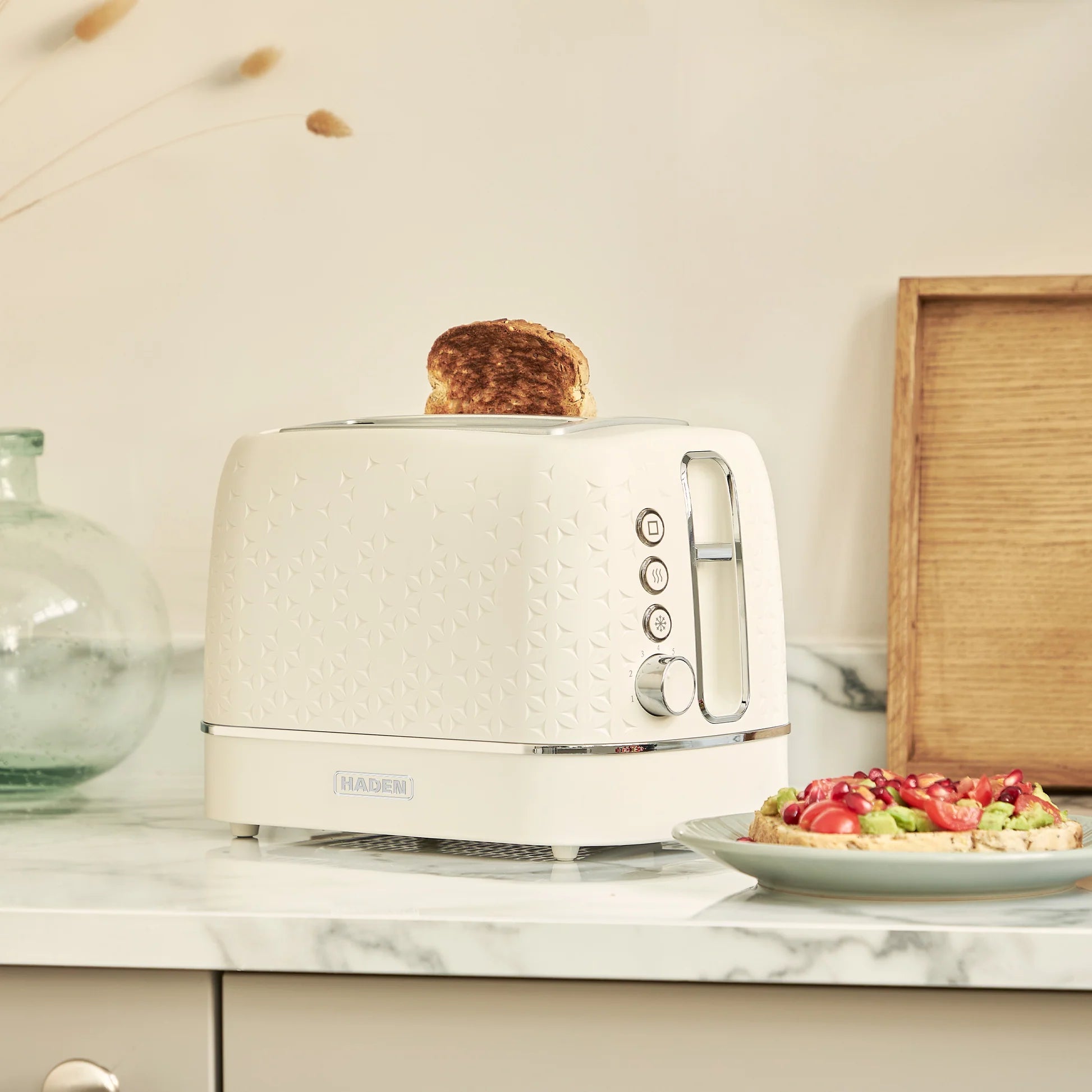 Haden Starbeck Ivory 2 Slice Toaster