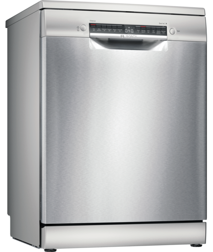 Bosch Series 4 SMS4HKI00G Standard Dishwasher - Silver Inox - D Rated