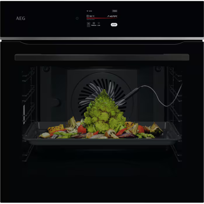 AEG NBE7P731AB 7000 MealAssist Pyrolytic Self Clean Built-in Oven - Black