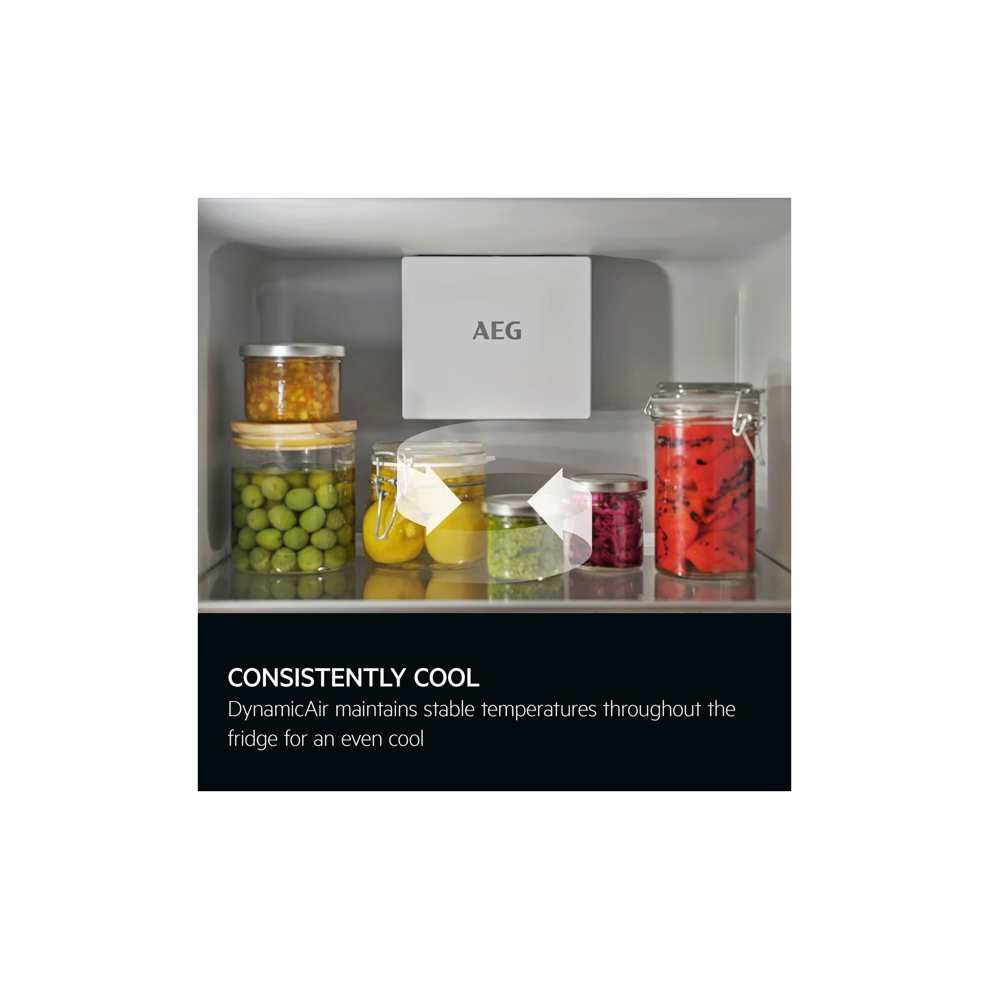 AEG OSC6T185ES integrated 50/50 TwinTech Fridge Freezer