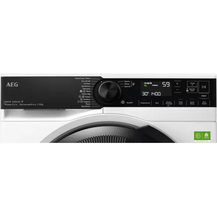 AEG  LFSR84146UD 10kg Washing Machine with 1400 rpm - White - A Rated